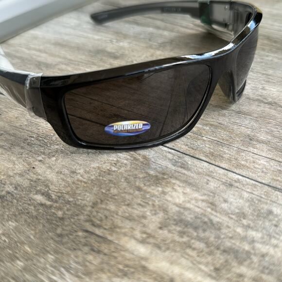 24/7 Life Wrap Around Sunglasses Black Frame with Black Lens - Picture 7 of 8